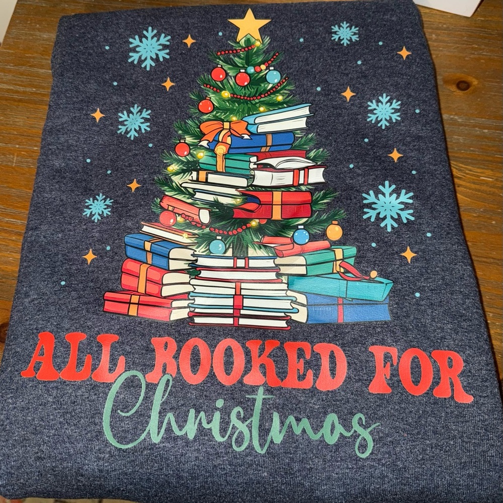 Book Christmas crewneck